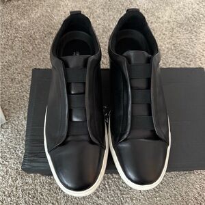 Kenneth Cole Elastic Band slip on sneakers black